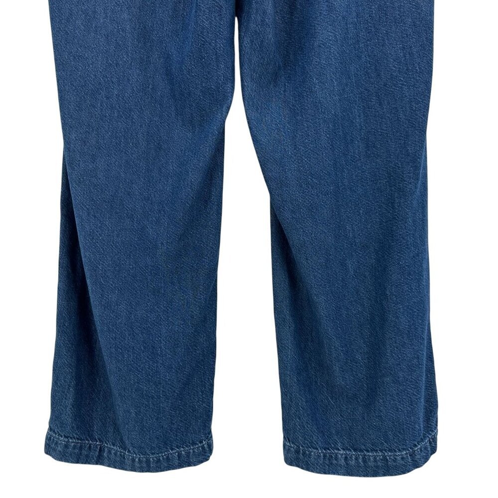 Anthropologie Pilcro Womens 29 Tall Jeans Mid Rise Pleated Trouser Jeans Crop - Picture 6 of 10